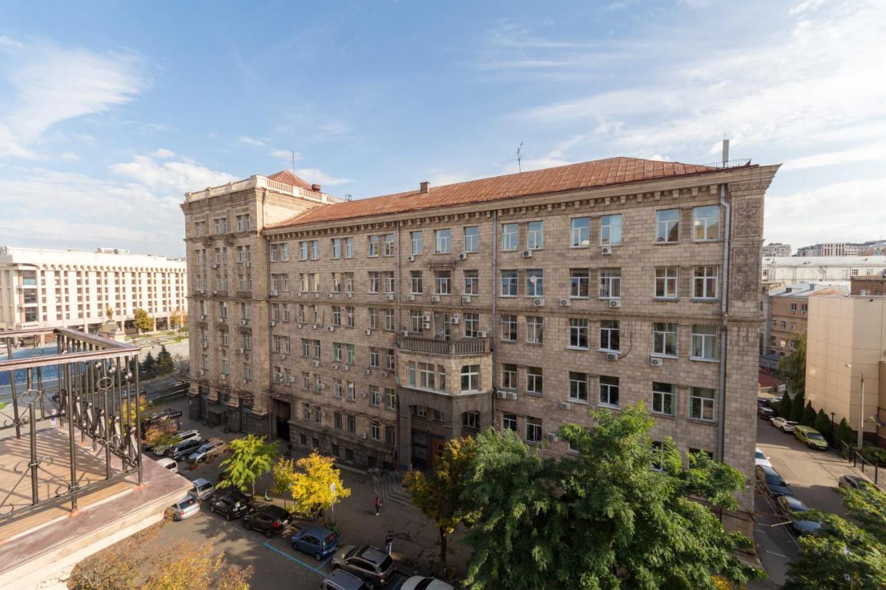 Central Apartments Maidan Area Kiev Eksteriør billede